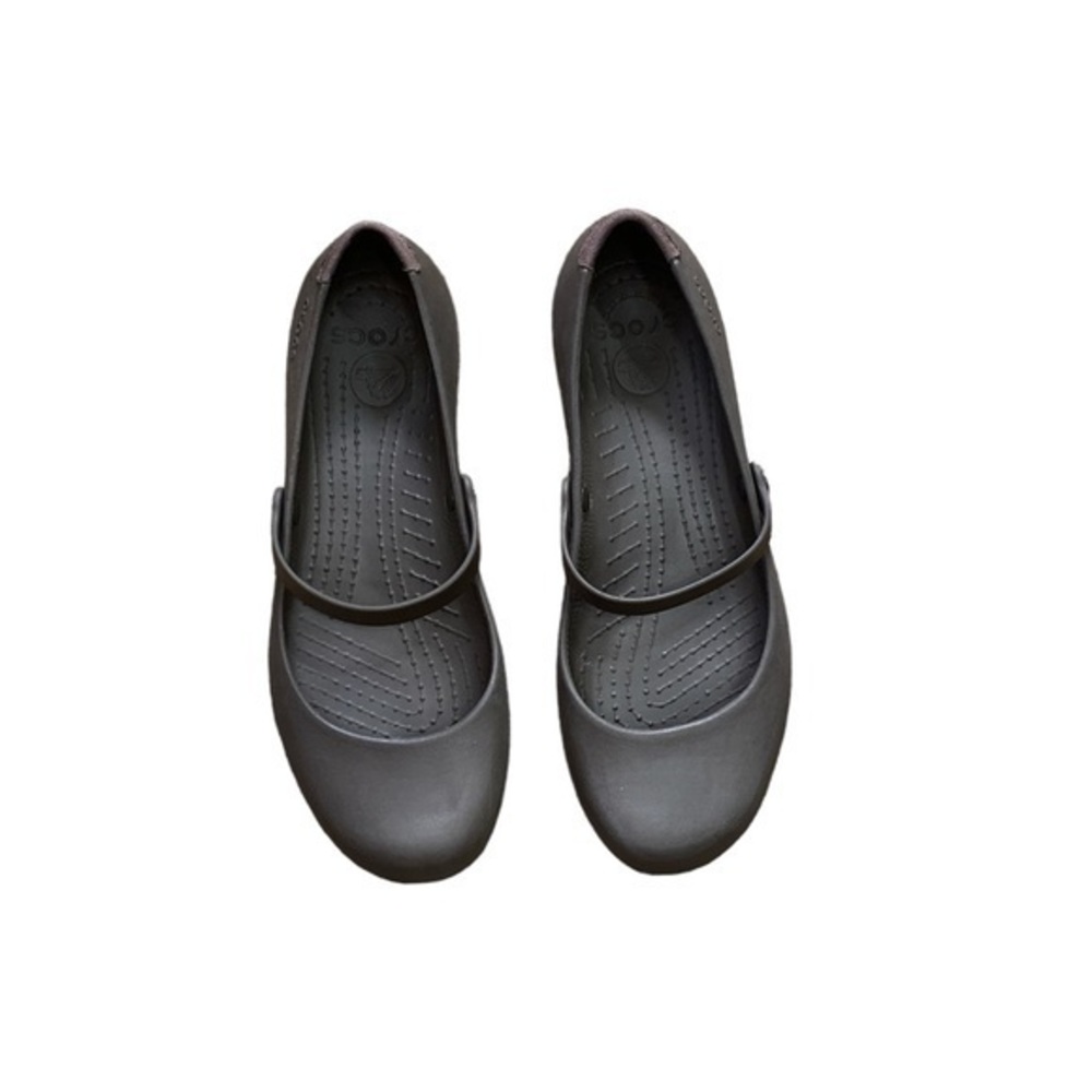 CROCS Women’s Alice Espresso Brown Mary Janes Flats Size‎ 10